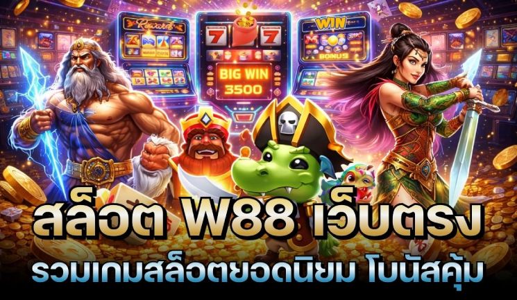 สล็อต W88 รวมเกมสล็อตยอดนิยม จากหลายค่าย ภาพสีสันสดใส